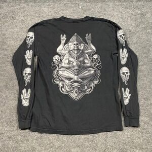 Unus Annus Godidus Long Sleeve Shirt Mens Medium Black Markiplier Ethan Nestor